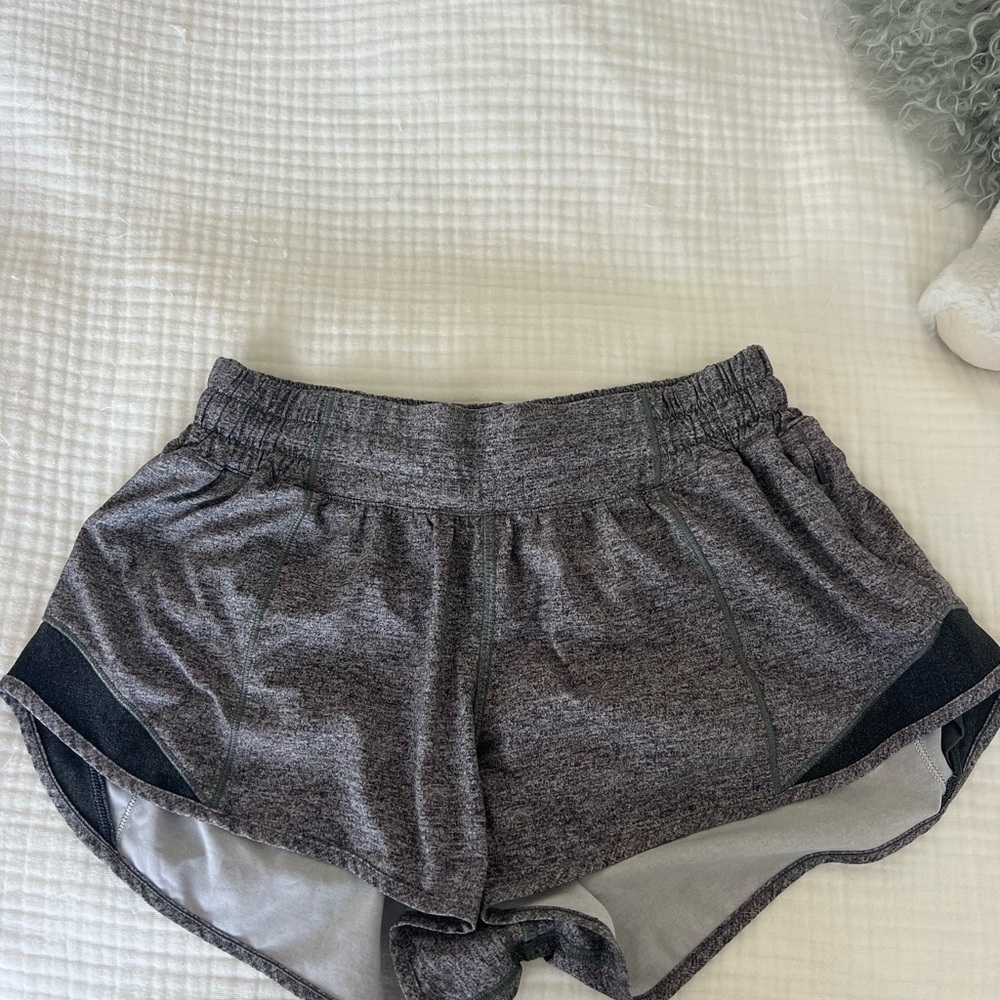 lululemon athletica Gray Athletic Running Shorts